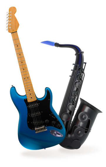 Музичні інструменти та обладнання