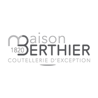 Логотип Couteaux-Berthier - французького магазину вишуканих ножів та столових приборів.