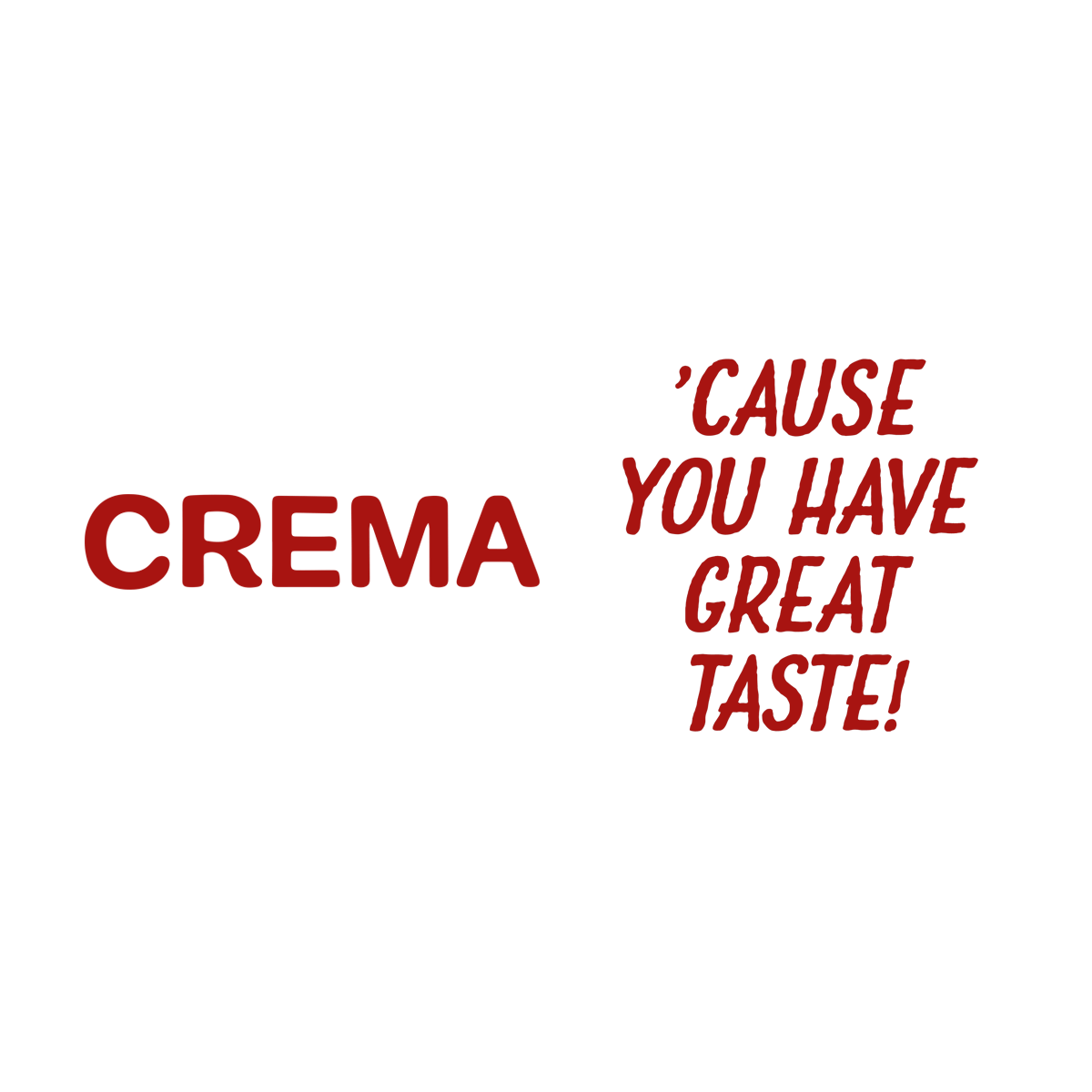 Crema - логотип інтернет-магазину