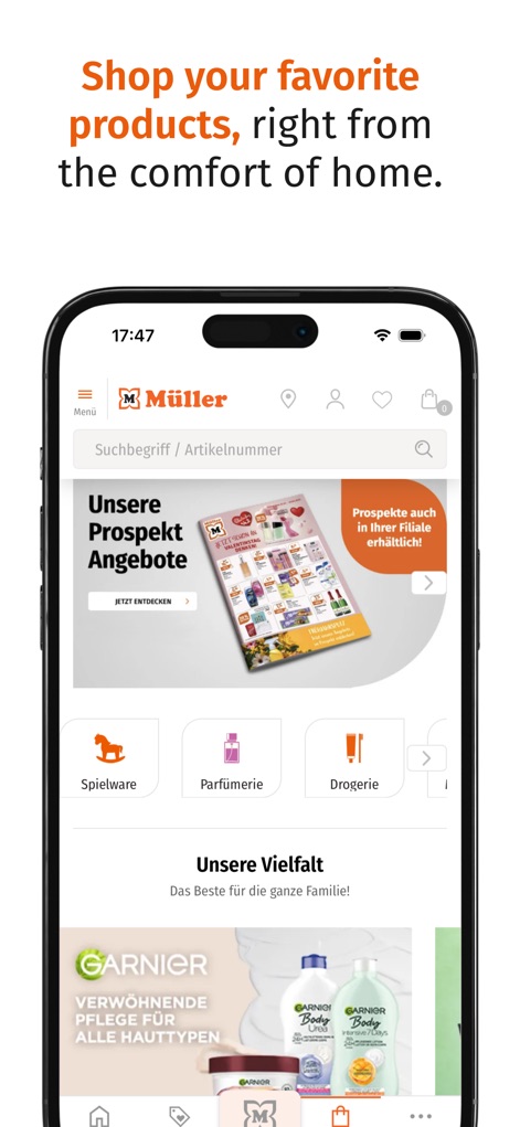 MÜLLER - логотип інтернет-магазину